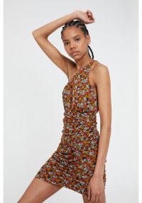 floral-daisy-print-mini-dress-with-asymmetrical-neckline (2)